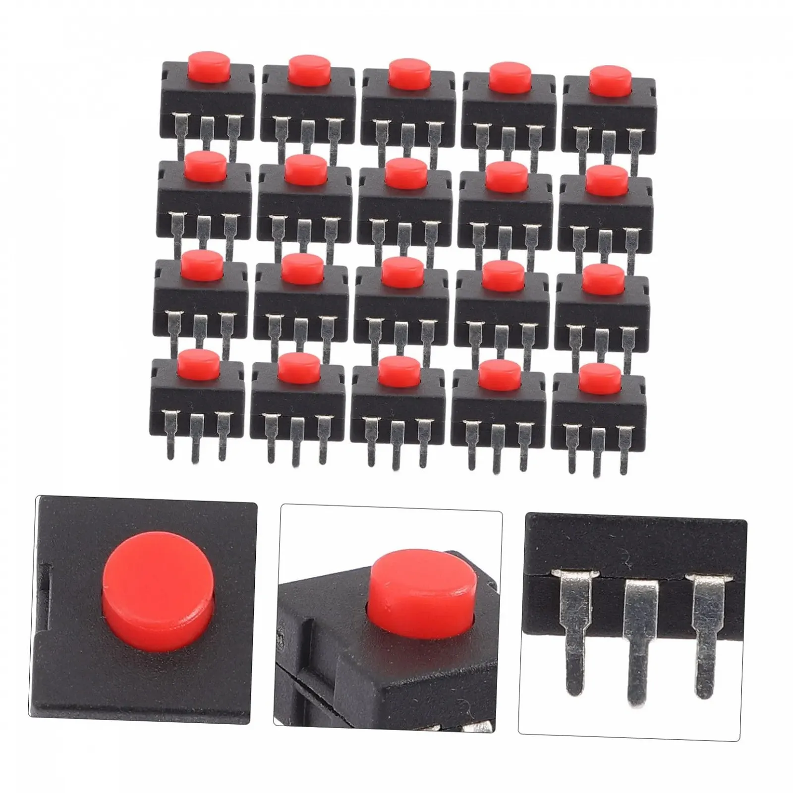 Аксессуары для фонаря OSALADI 3 шт. Кнопка для фонаря 20 шт. x 3, фото №4 Аксессуары для фонаря OSALADI 3 шт. Кнопка для фонаря 20 шт. x 3, фото №4