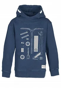 Дитяче худі з органічної бавовни Band of Rascals Scooter Parts - Фото 1