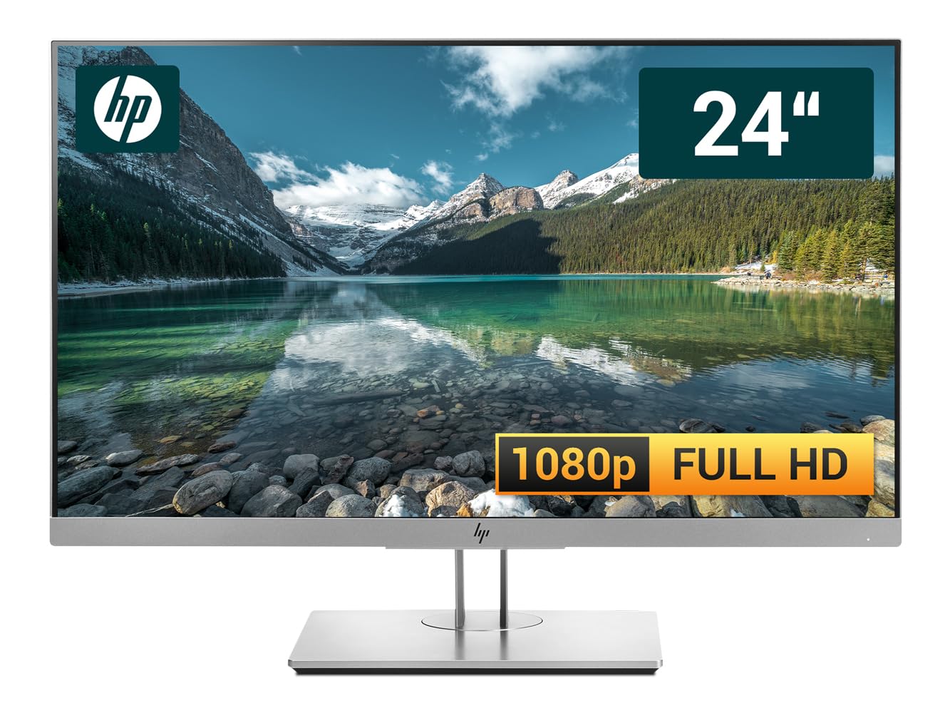 Монітор HP EliteDisplay E243 23,8 дюймів Full HD VGA DisplayPort HDMI VESA Чорний/Сріблястий, фото №1