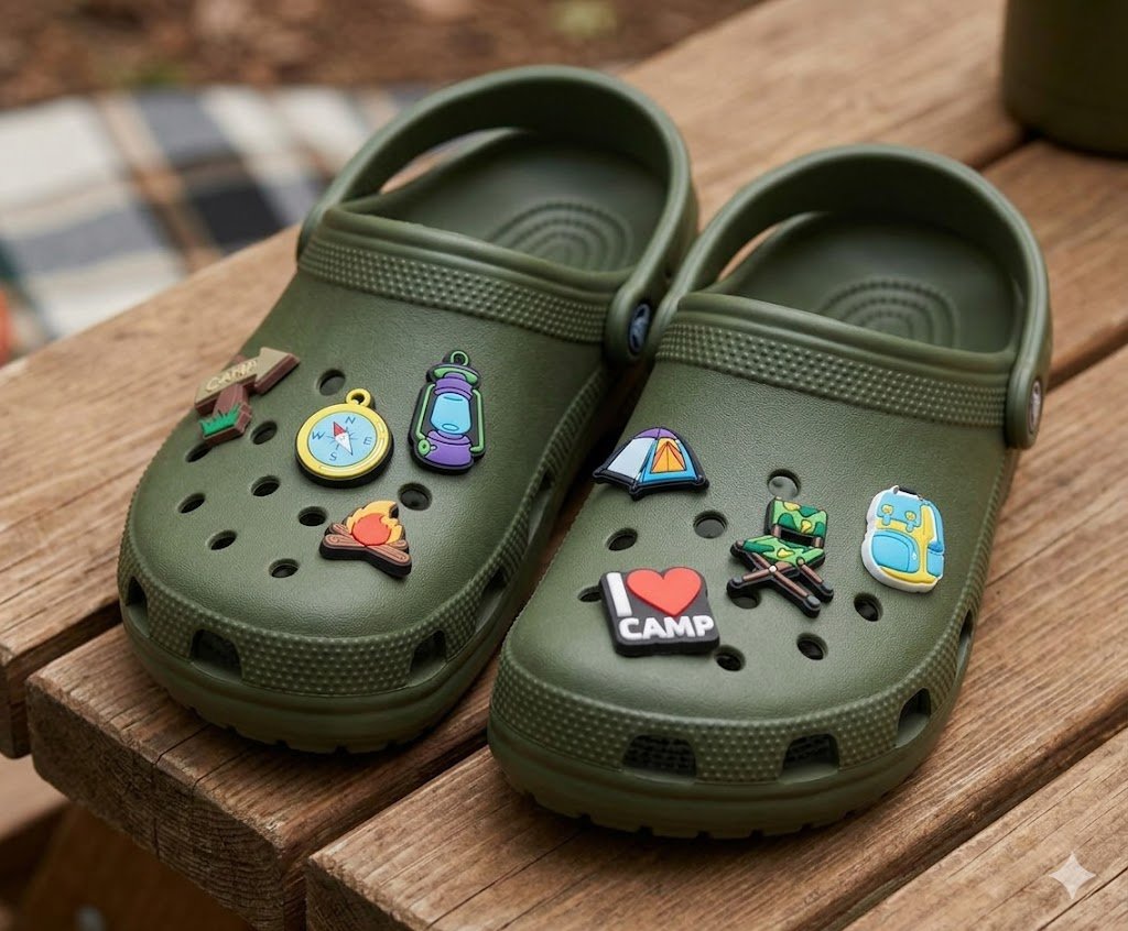 Джибітси "Кемпінг та Похід", аксесуари для взуття, 8 шт, фото №1