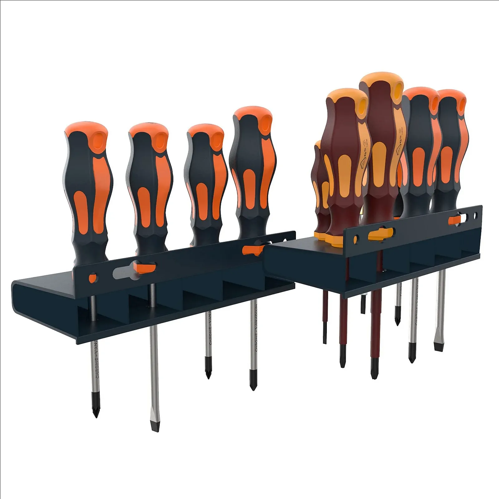 Набір викруток Presch 14 предметів VDE-GS магнітні з настінним кріпленням та тестером напруги, фото №8