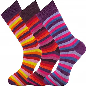 Носки Унисекс MySocks Разноцветные Полоски и Дизайн - Фото 1
