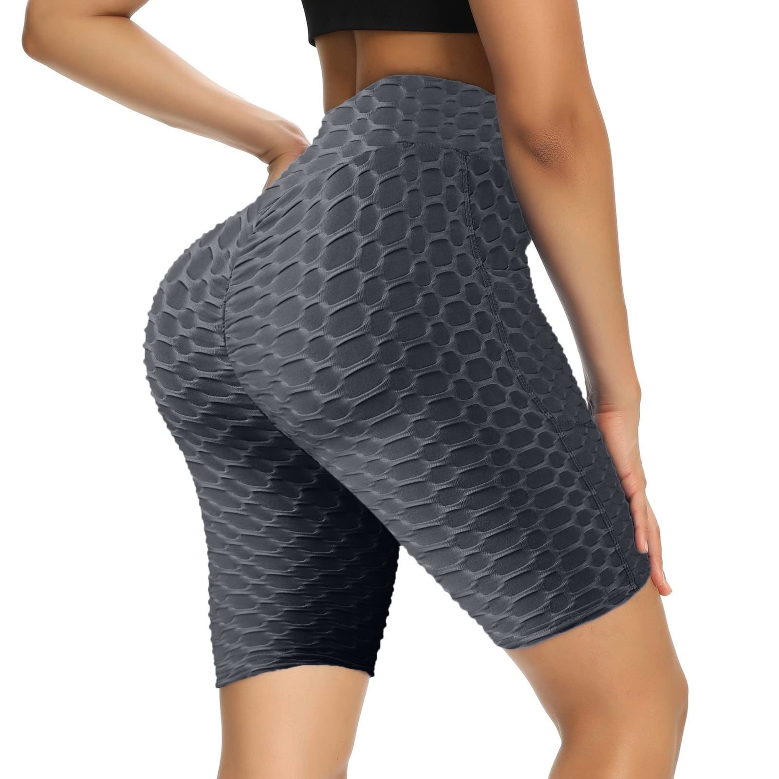 Шорты YEBIRAL Спортивные Push Up Honeycomb для фитнеса, фото №1