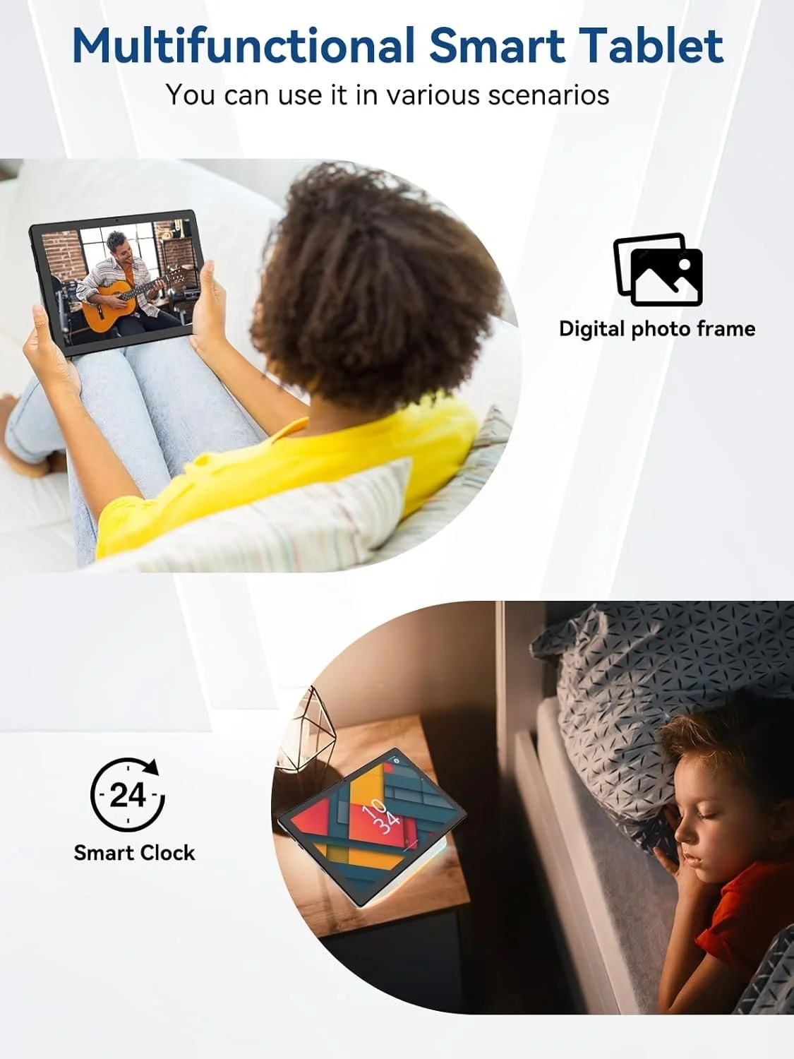 Планшет 10.1" Whitedeer A10PRO 3+11/64Gb 8 ядер Android 14 5000 mAh Чорний, фото №7 Планшет 10.1" Whitedeer A10PRO 3+11/64Gb 8 ядер Android 14 5000 mAh Чорний, фото №7