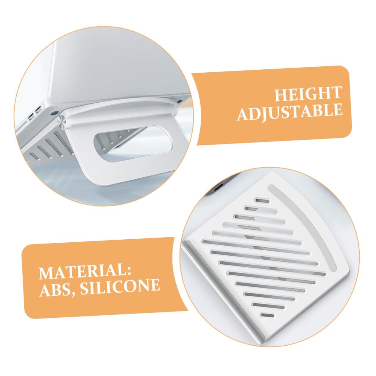 Підставка для ноутбука Homoyoyo складана, багатокутна, стабільна настільна, фото №9