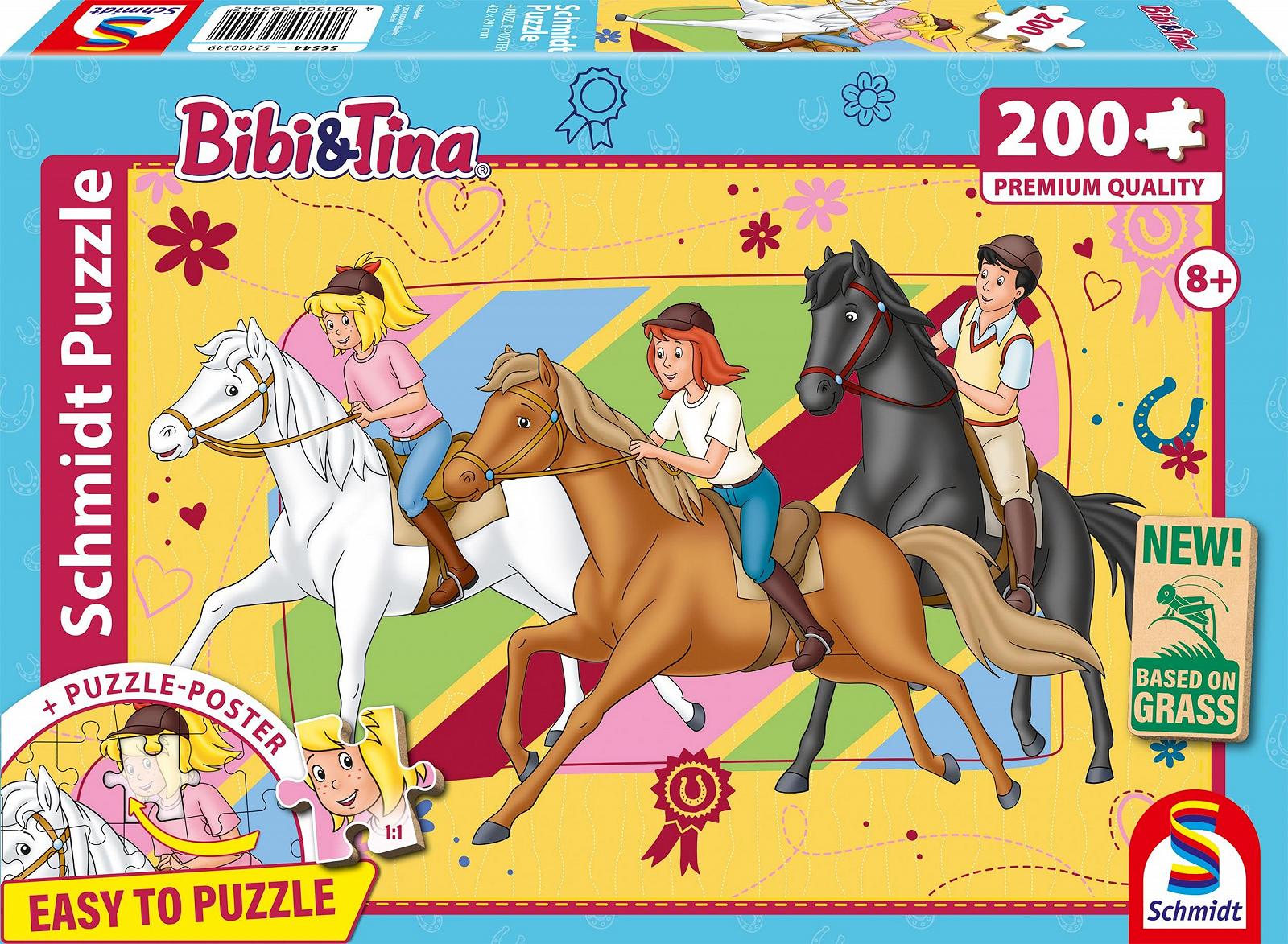 Пазл Schmidt Spiele Bibi & Tina Horse Love 200 деталей из травяного картона разноцветный, фото №4 Пазл Schmidt Spiele Bibi & Tina Horse Love 200 деталей из травяного картона разноцветный, фото №4