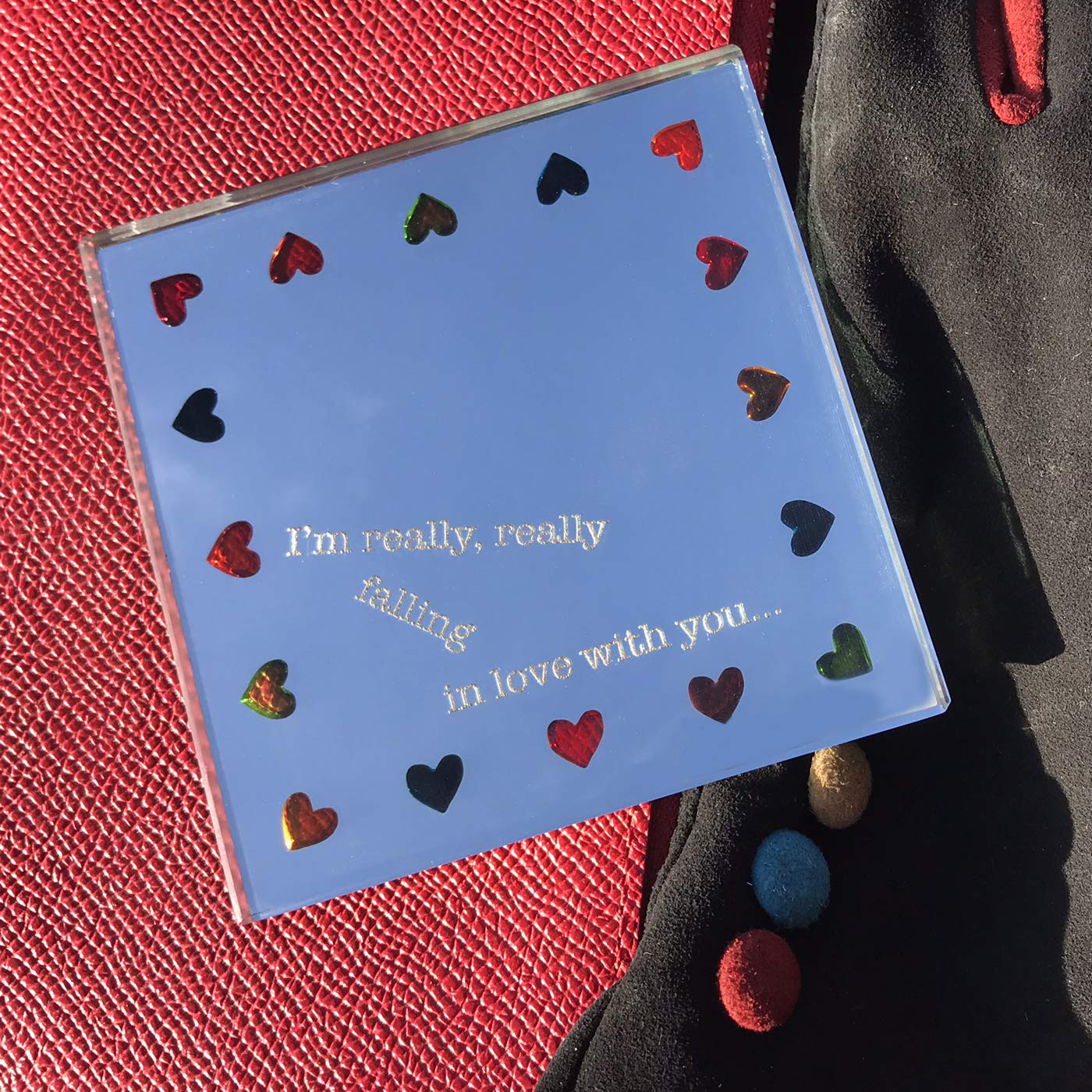 Кишенькове дзеркало Spaceform Mini I'm Really Really Falling In Love with You, фото №3