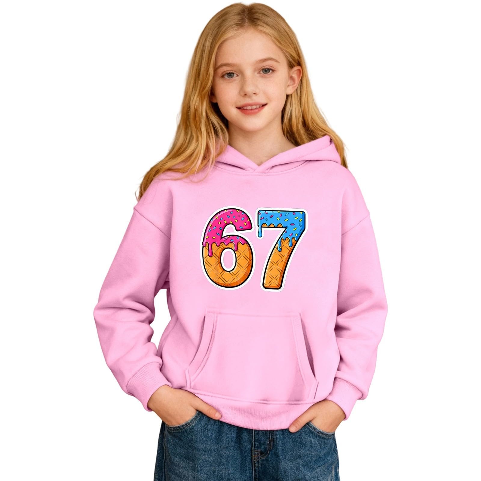 Джемпер 67 Prints Essentials для мальчиков, Толстовка, Мягкая теплая толстовка, Подростковый джемпер, Флисовая зимняя куртка, фото №5