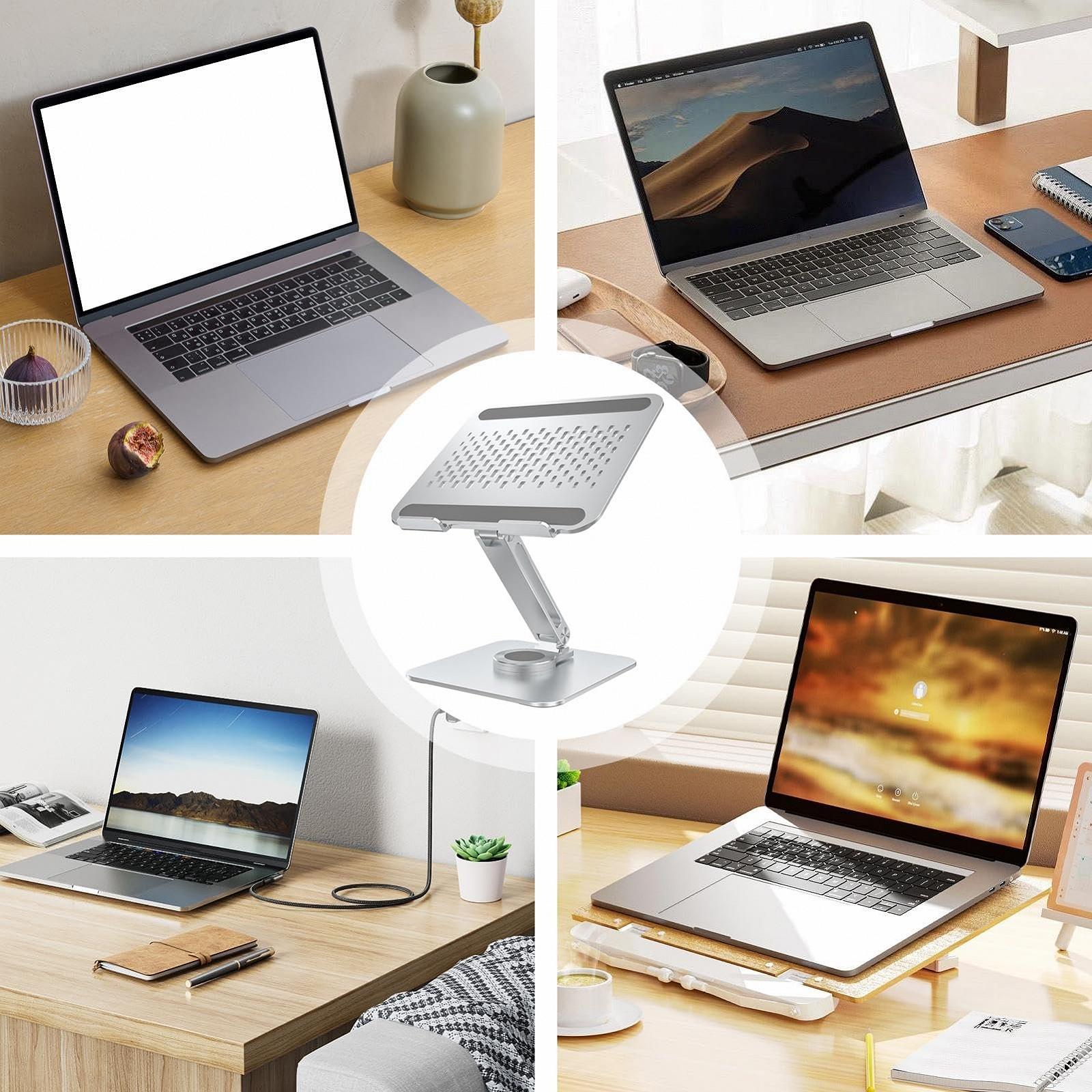 Вертикальная Подставка для ноутбука алюминиевая, компактная подставка для ноутбука с термоосновой, Air, Pro, E Tablet, фото №3