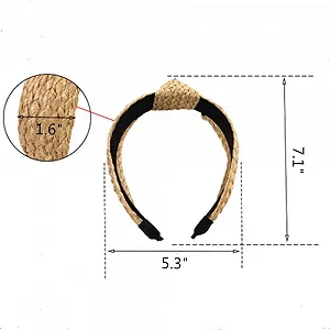 Обруч на голову Вязаная Широкая synthetic.ua - Фото 1