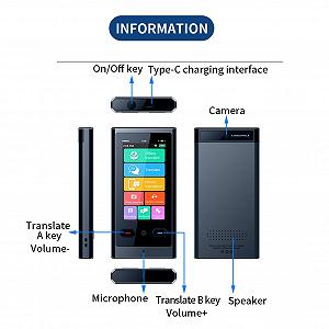 Устройство для перевода языков, 138 языков, Умный AI переводчик языков для бизнеса цена на synthetic.ua - Фото 1 Устройство для перевода языков, 138 языков, Умный AI переводчик языков для бизнеса synthetic.ua - Фото 1