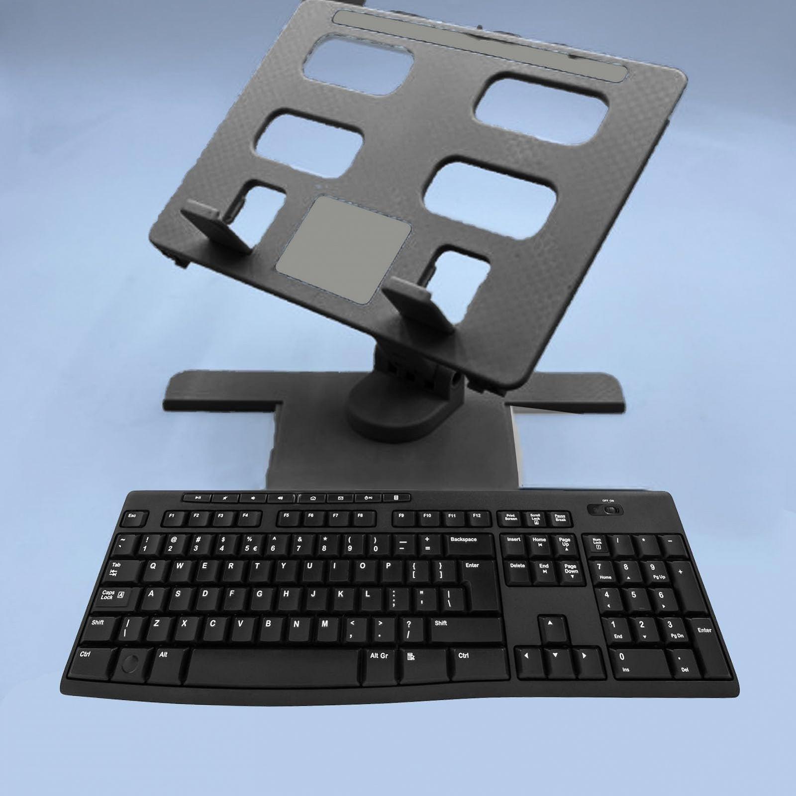 Підставка для ноутбука з основою, що обертається на 360 градусів, ергономічна складана, фото №9