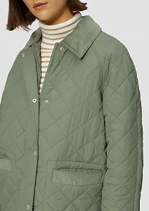 Куртка s.Oliver стьобана з вельветовими деталями - для щоденного носіння synthetic.ua - Фото 1