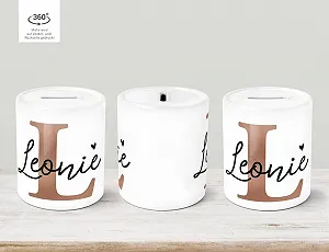 Скарбничка дитяча персоналізована керамічна synthetic.ua - Фото 1