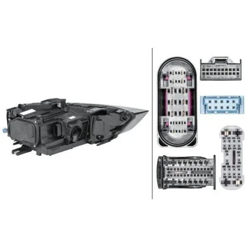 Фара основная HELLA 1EX 354 840-071 для AUDI, левая, фото №2