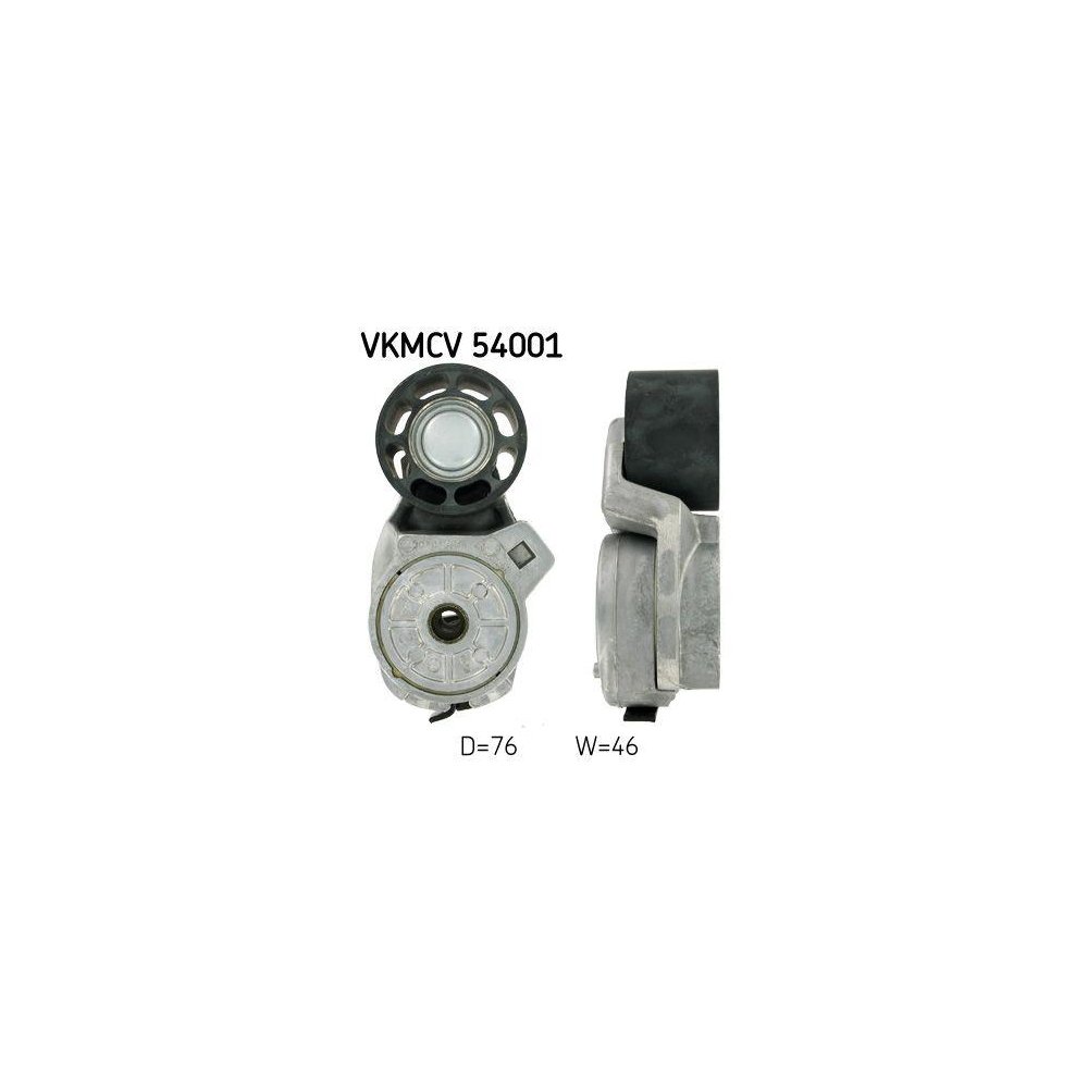 Натягувач ременя, поліклиновий ремінь SKF VKMCV 54001 для RENAULT, фото №1 Натягувач ременя, поліклиновий ремінь SKF VKMCV 54001 для RENAULT, фото №1