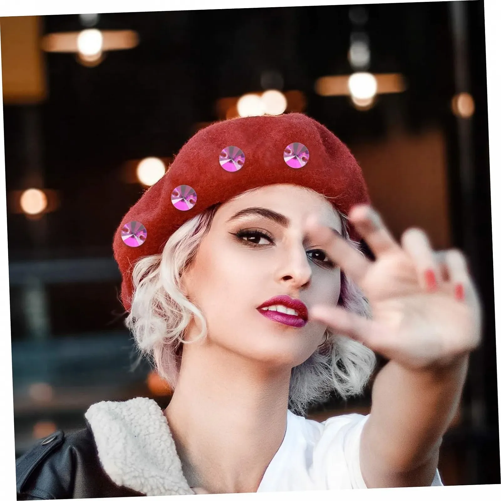 Декоративні Стрази 48 шт. Ручної роботи Скляні Перлини для Пришивання Ювелірні вироби для рукоділля, фото №7