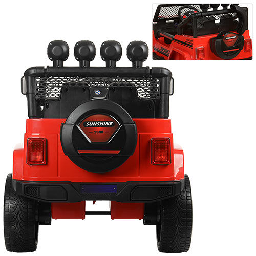 Дитячий електричний автомобіль Джип Bambi M 3237EBLR-3 mp3 шкіра 4WD 180W 122см, фото №3 Дитячий електричний автомобіль Джип Bambi M 3237EBLR-3 mp3 шкіра 4WD 180W 122см, фото №3