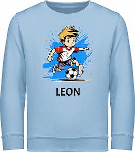 Свитшот Shirtracer С именем Футбольный мальчик - Фото 1
