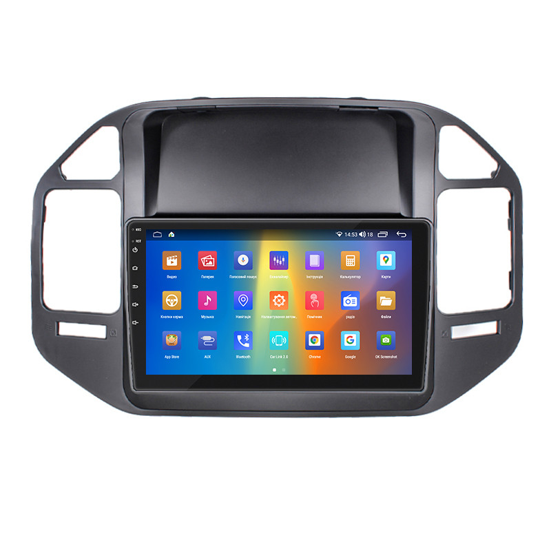 Станна магнітола Lesko 9 для Mitsubishi Pajero III 1999-2002 4/64Gb CarPlay 4G Wi-Fi GPS Prime (9567-47880), фото №2
