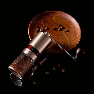 Ручная кофемолка Vevok Chef, коническая, нержавеющая сталь synthetic.ua - Фото 1