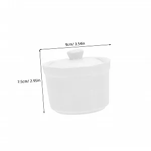 Кастрюли для тушения керамические 2 шт. термостойкие с крышками synthetic.ua - Фото 1