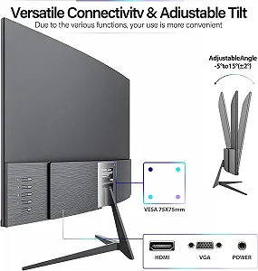 Монітор 24" Gawfolk GF240C Full HD VA 60 Гц synthetic.ua - Фото 1