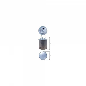 Паливний фільтр KNECHT KL 100/1 MERCEDES-BENZ - Фото 1