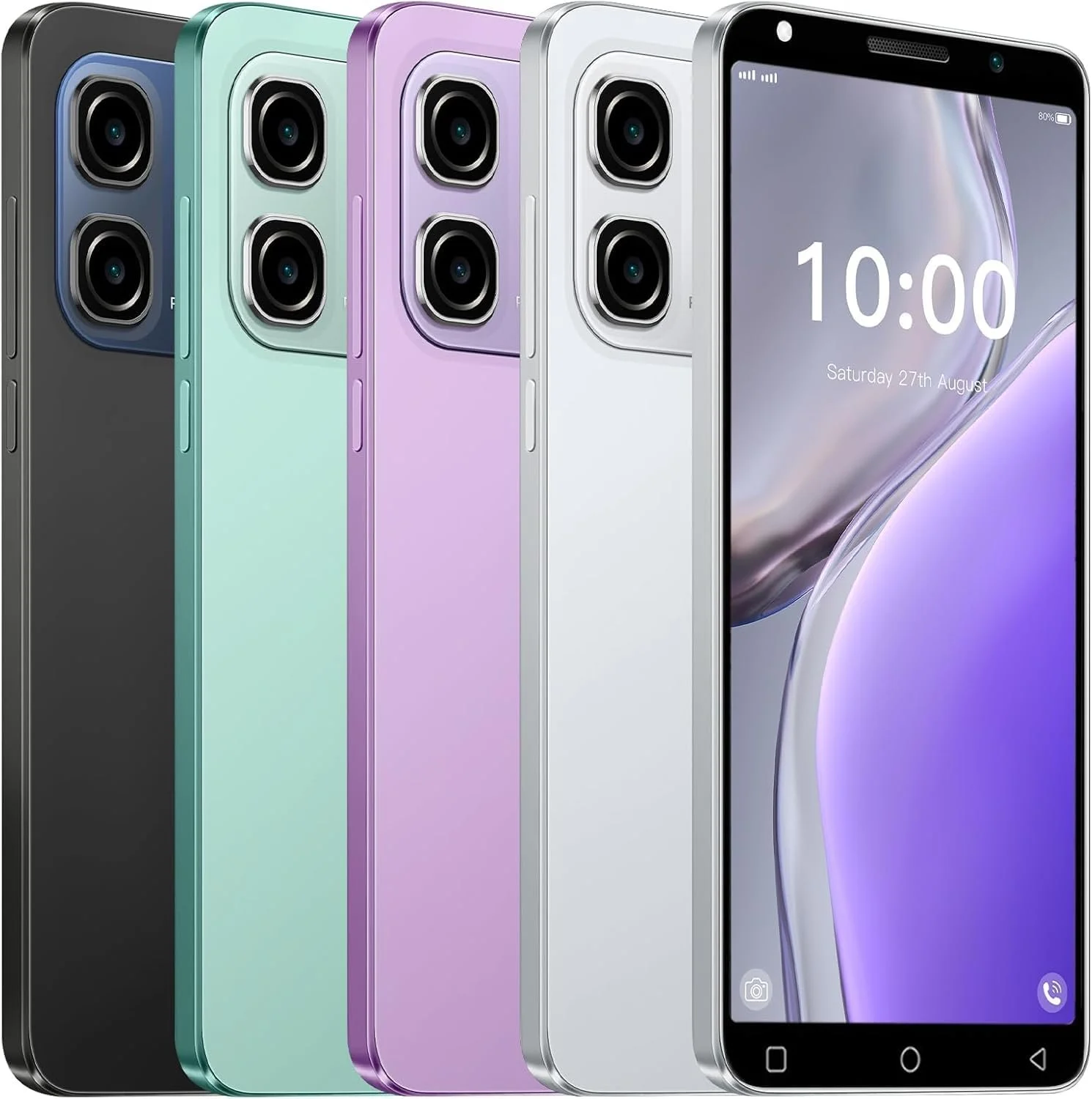 Мобільний телефон Hot50Pro 5.0" HD 1/16GB 3500мАг Face ID WiFi GPS Android Green, фото №3