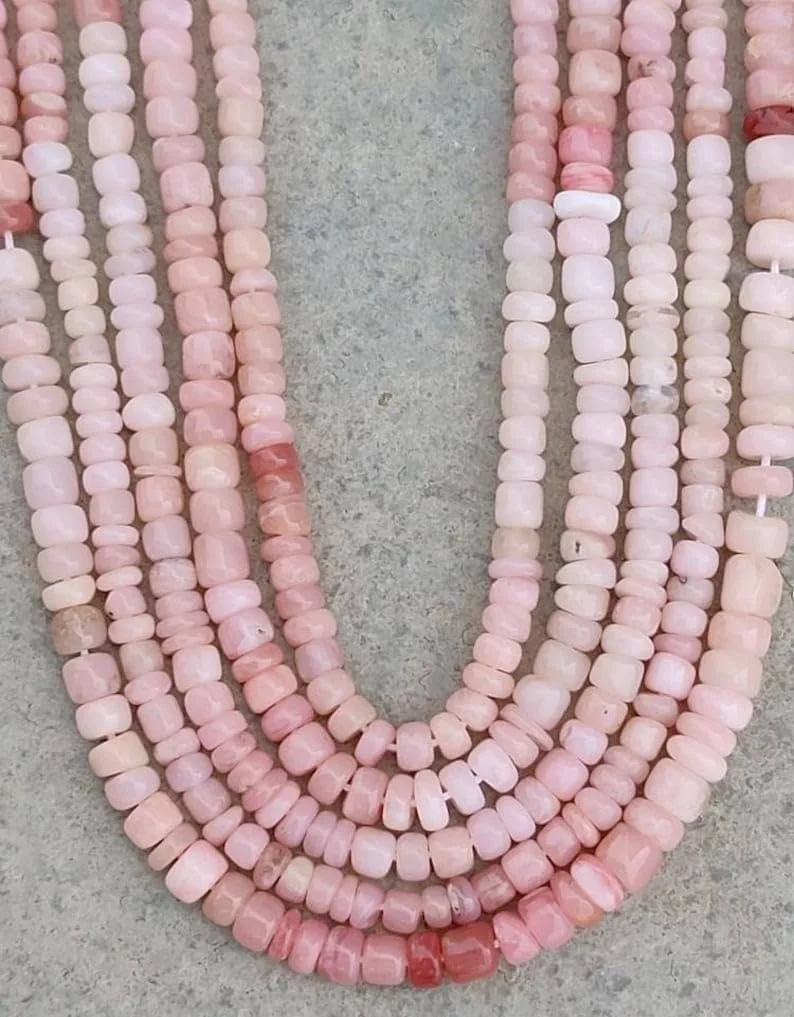 Бусины Опал круглые гладкие, 4-4.5 мм, фото №2