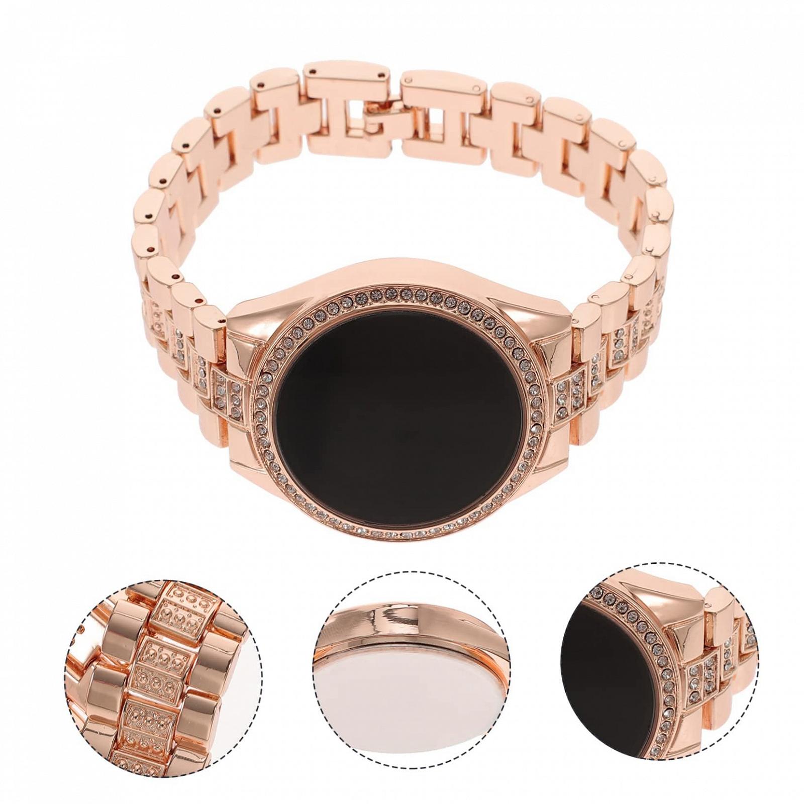 Годинник-браслет OATIPHO Жіночий Чорний, Рожевий, фото №9