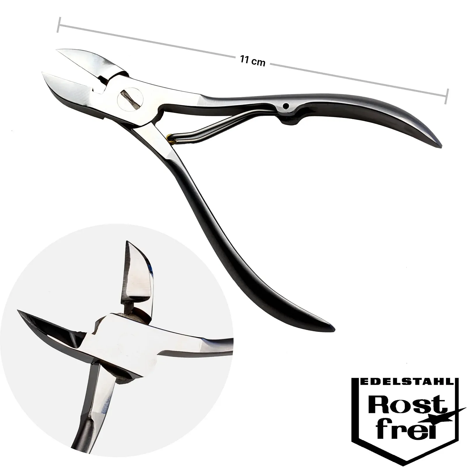 Набір для манікюру Sonnenschein by Hans Kniebes 6 предметів, нержавіюча сталь, шкіряний чохол з овечої шкіри, фото №4