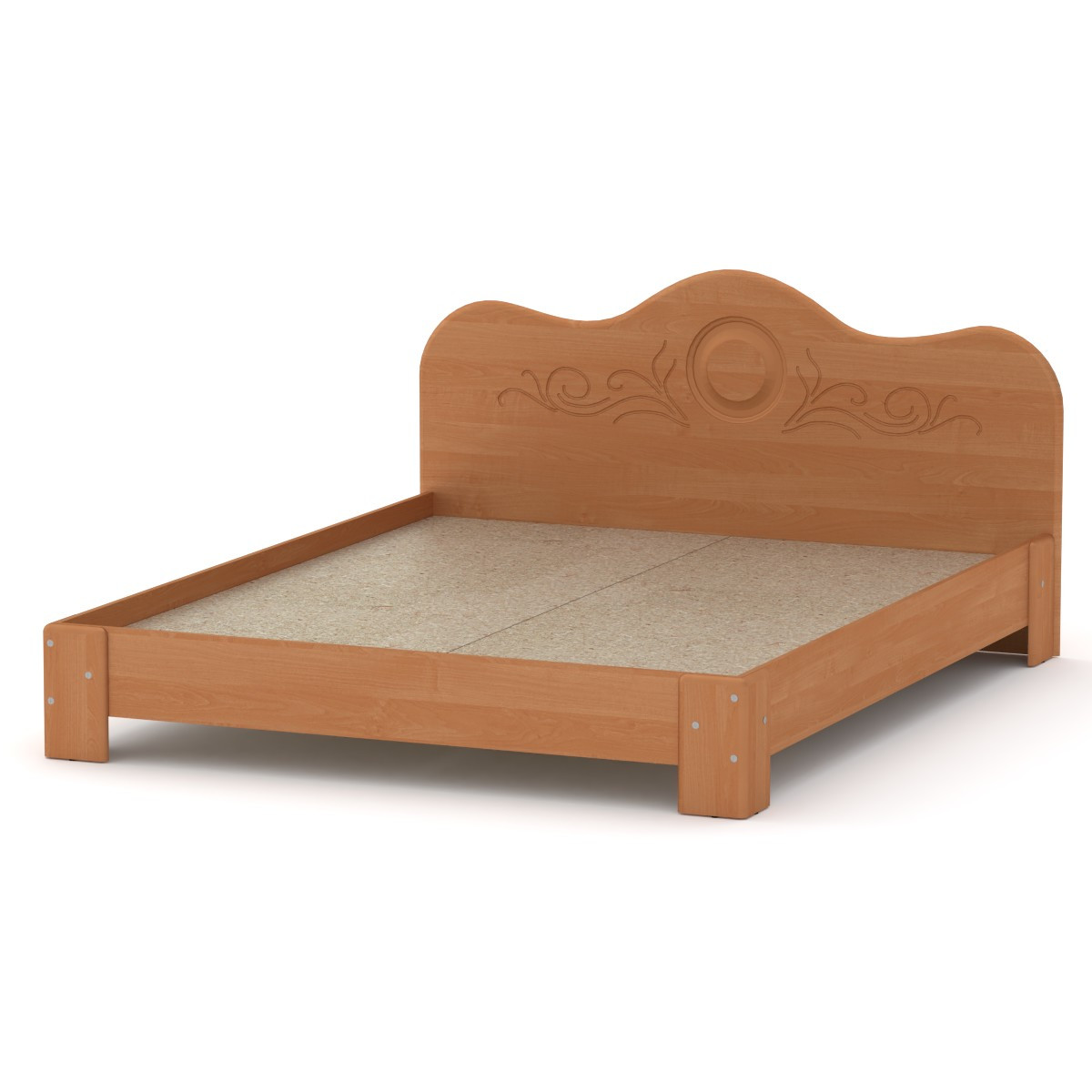 Кровать-150 МДФ Компанит 150х200 см Ольха, фото №1