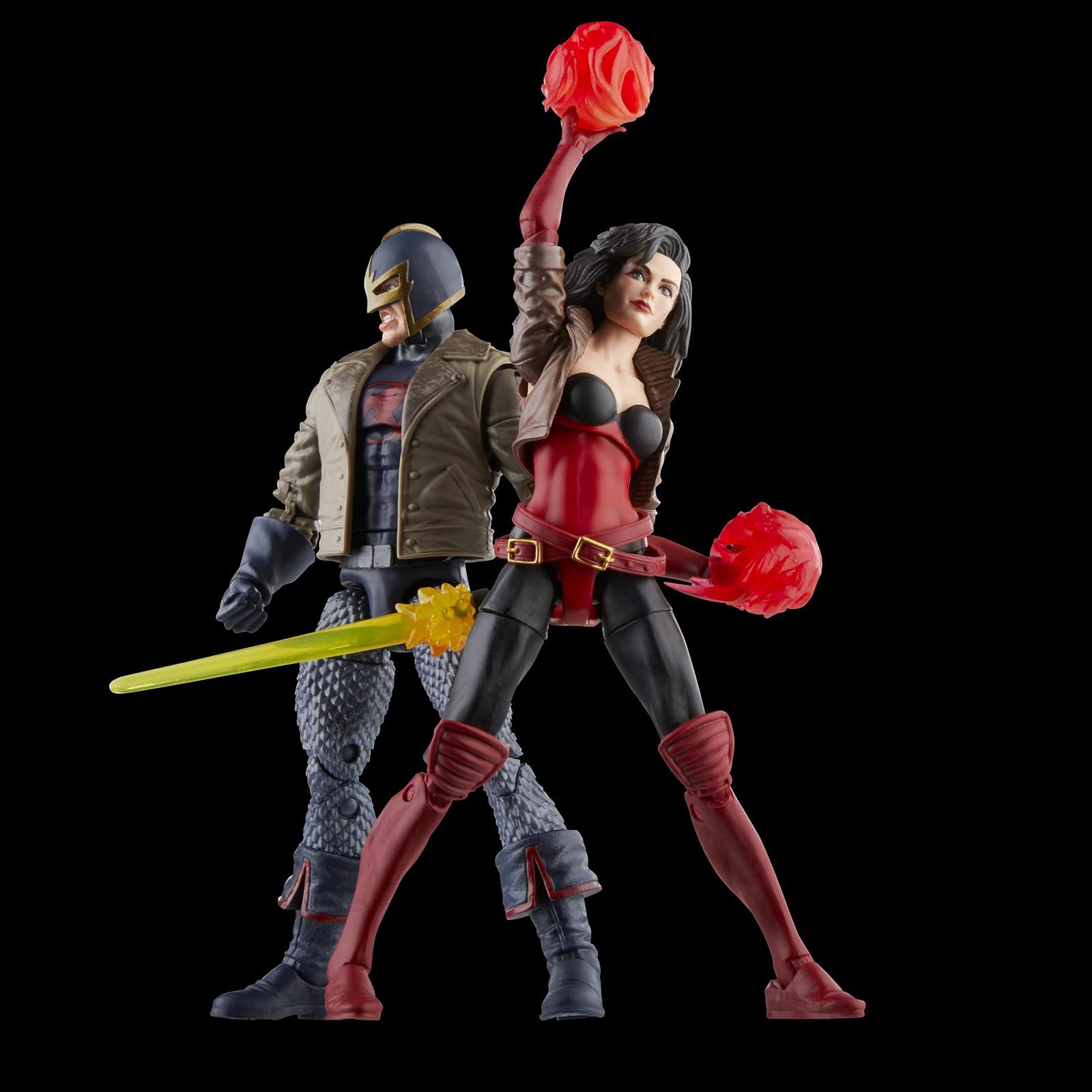 Фигурки Hasbro Marvel Legends Черный Рыцарь Marvel и Серси Marvel, 60-летие Мстителей (15 см), фото №8