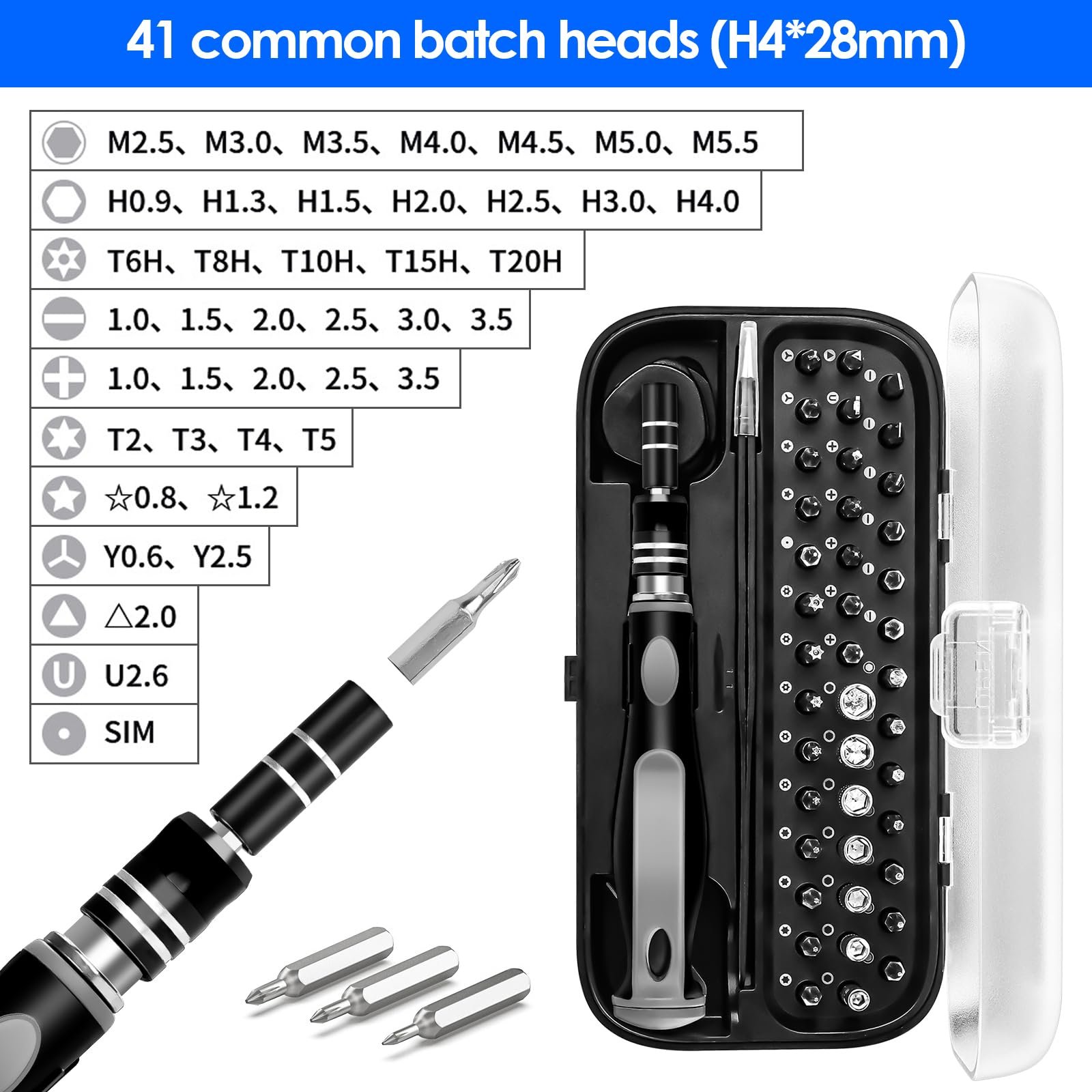 Набір механічних викруток Precision mini 48 в 1, фото №6