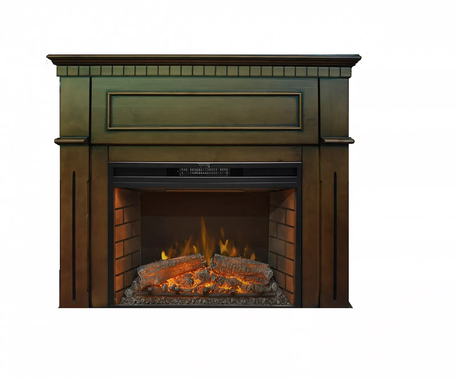 Каминокомплект IDaMebel Sorrento ольха Goodfire 26, фото №1