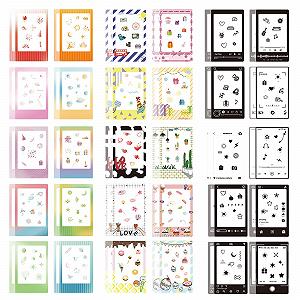 Наборы стикеров для фото 60 шт. 3 дюйма для FujiFilm Instax Mini / Polaroid - Фото 1