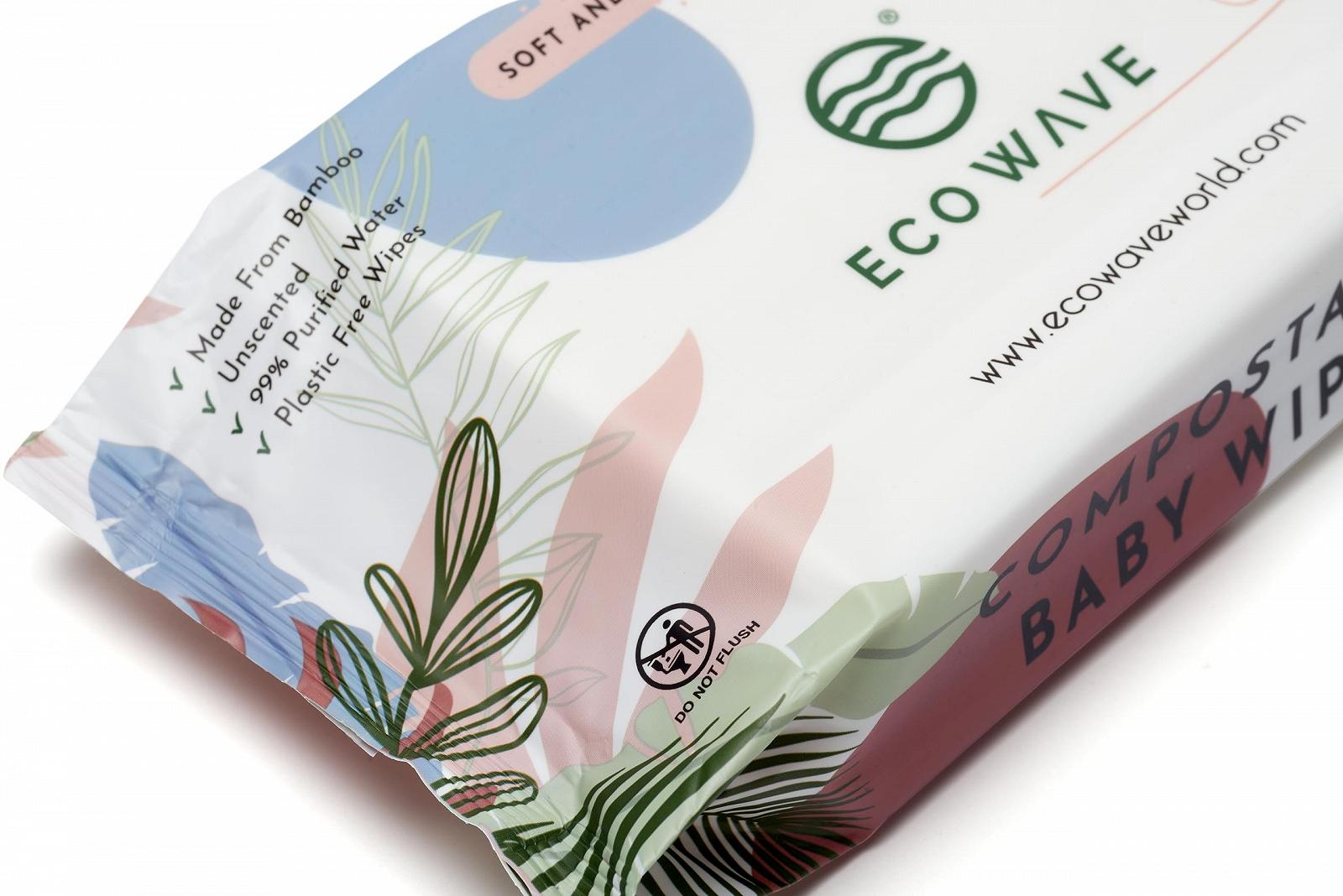 Салфетки детские ECO WAVE бамбуковые, 768 штук, фото №8
