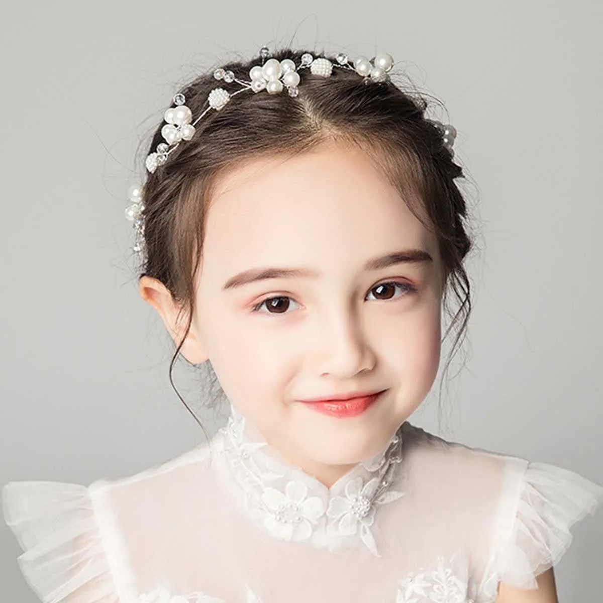 Обруч Квітковий для дівчинки, фото №1