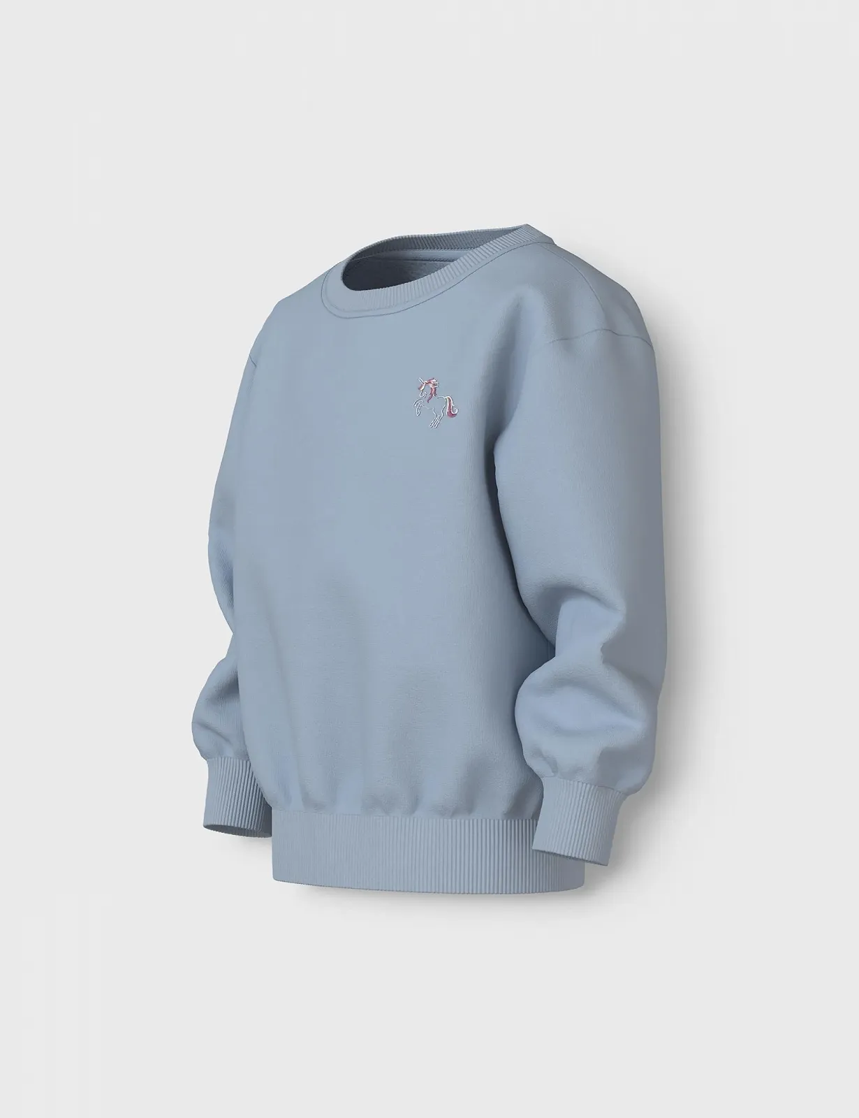 Свитшот Name it mini Nmfvallene LS RLX Sweat Bru для девочек, фото №3