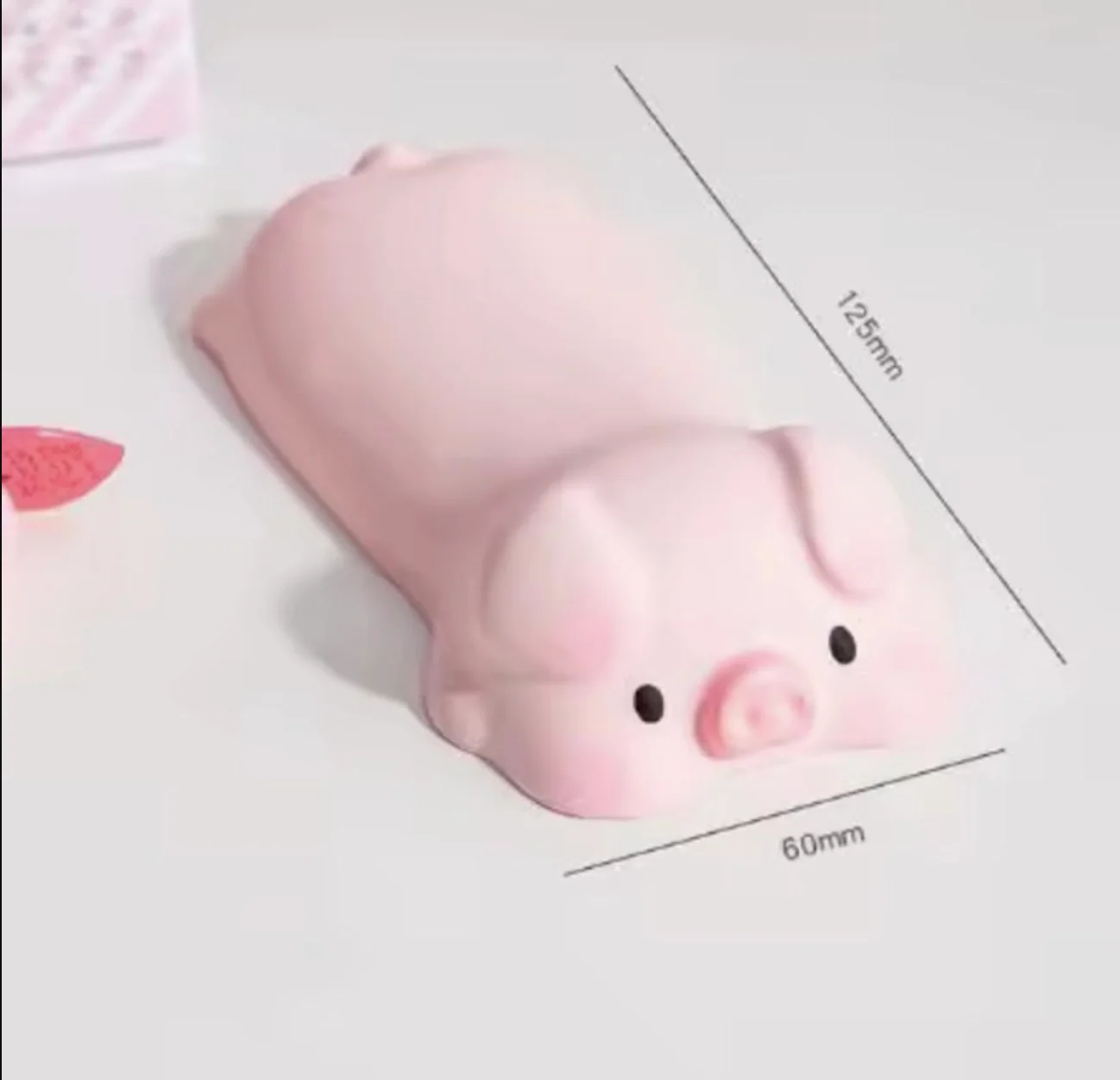 Подушка під зап’ястя для миші Pig Рожевий, фото №8 Подушка під зап’ястя для миші Pig Рожевий, фото №8