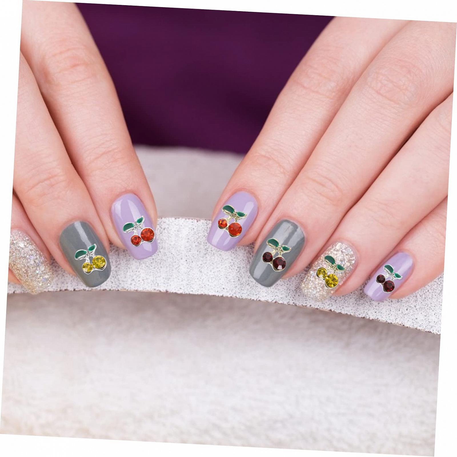 Стразы для ногтей LALAFINA Фрукты Вишня 60 шт., фото №5