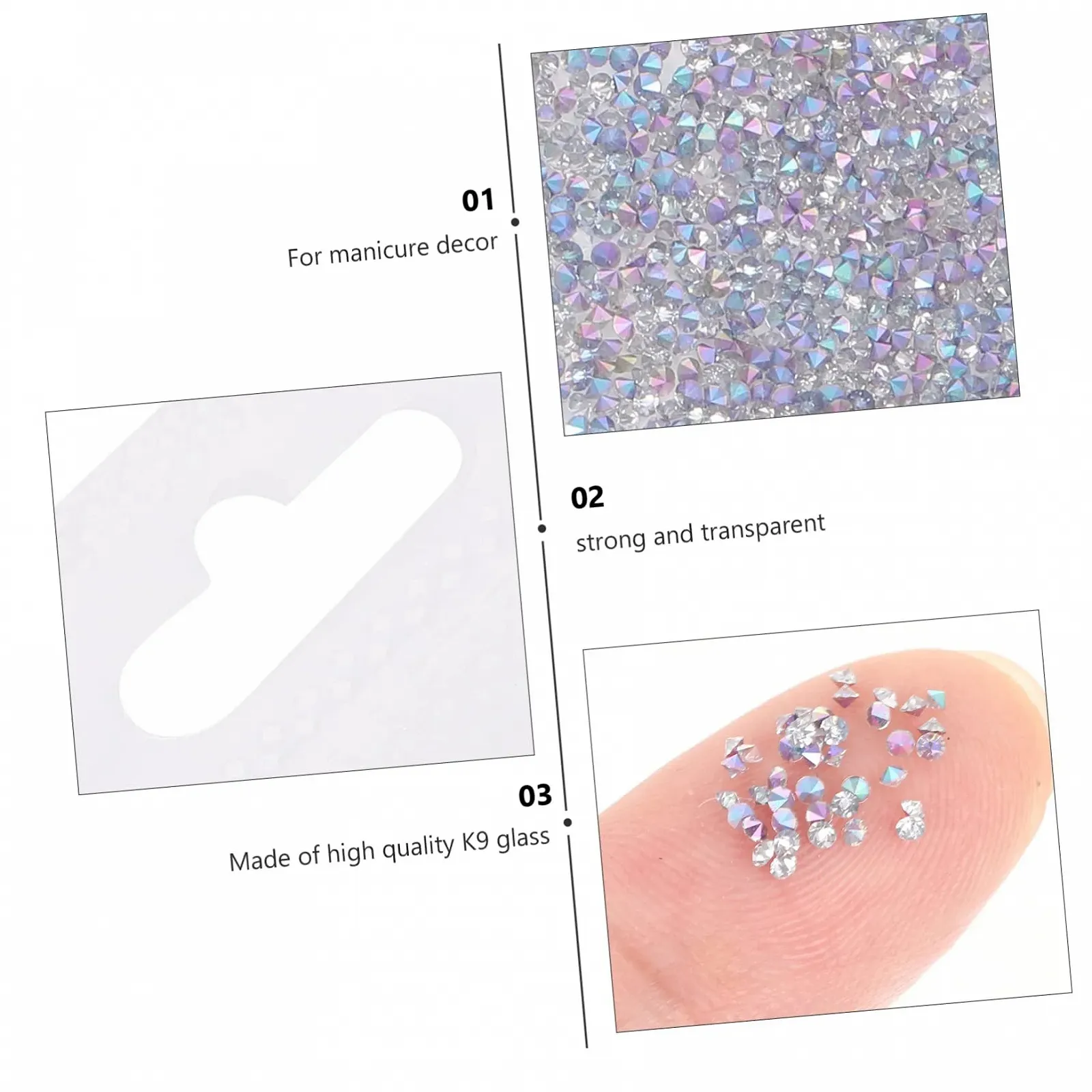 Микро бриллианты для ногтей Beavorty Аксессуары для маникюра Украшения для маникюра Аксессуары для искусственных ногтей Бриллианты для ногтей Стеклянные стразы для ногтей, фото №7 Микро бриллианты для ногтей Beavorty Аксессуары для маникюра Украшения для маникюра Аксессуары для искусственных ногтей Бриллианты для ногтей Стеклянные стразы для ногтей, фото №7