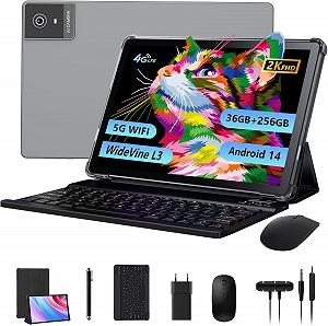 Планшет 10.4" Full HD RUSHAR L30 12+24/256Gb 4G 2-SIM 8 ядер Android 14 8000 mAh Серый - Фото 1