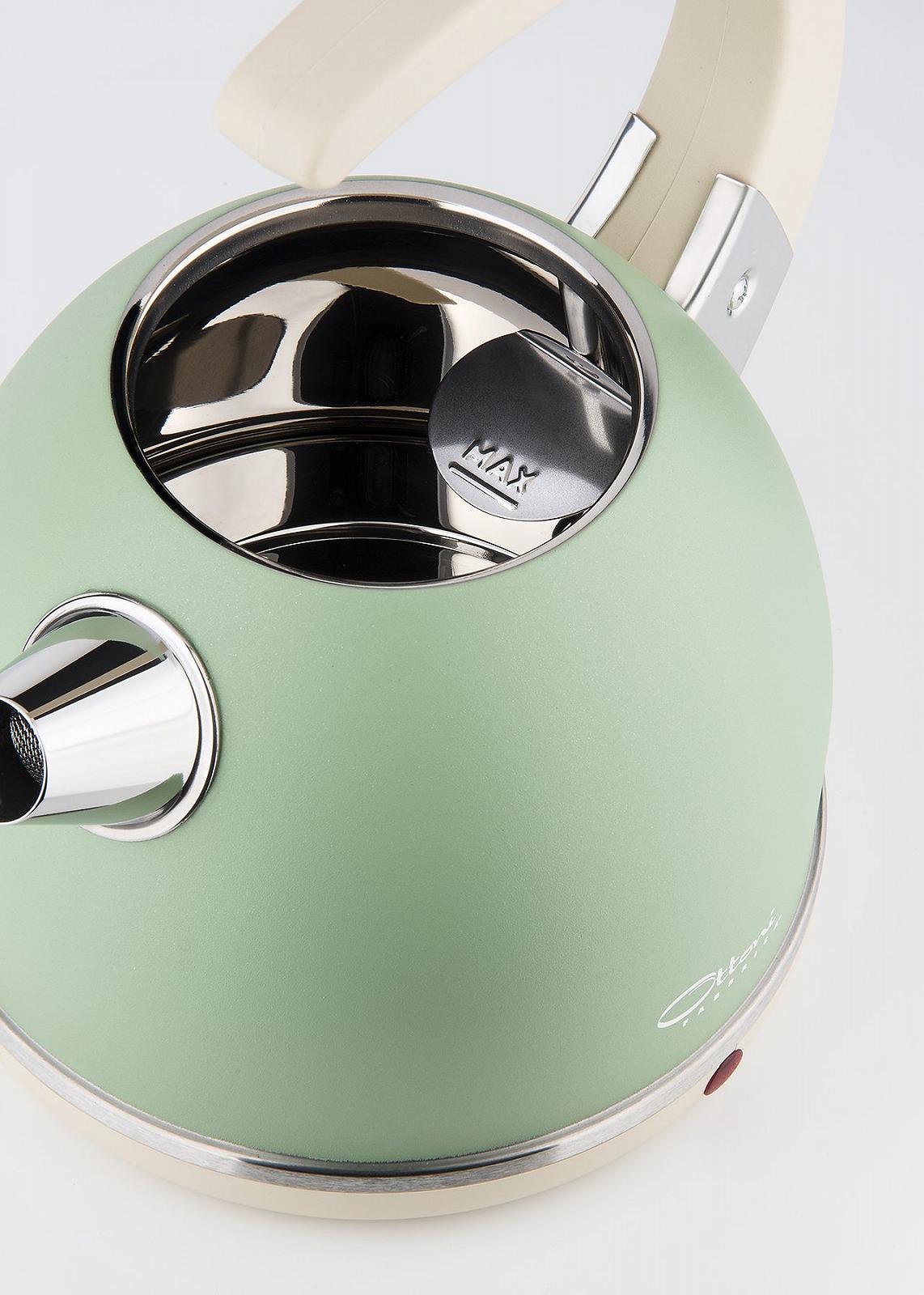 Электрочайник Ottoni Fabbrica Alice Primavera 1.7 л 2400 Вт Автоотключение Без BPA Съемный фильтр от накипи Защита от работы без воды 360° база, фото №2