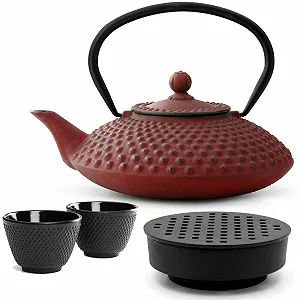 Чайник-заварник Bredemeijer Rote, чавунний, 1250 мл, червоний - Фото 1