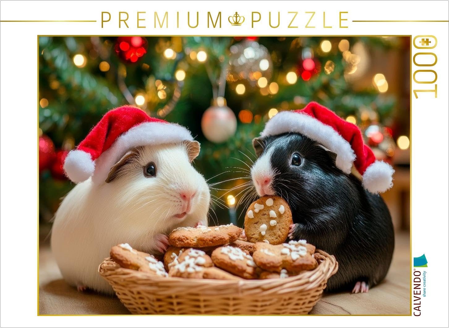 Пазл CALVENDO Crisp Crisp Rodent Fluffy Christmas 1000 деталей 64 x 48 см, фото №1 Пазл CALVENDO Crisp Crisp Rodent Fluffy Christmas 1000 деталей 64 x 48 см, фото №1