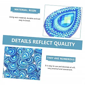 Набір Декоративні Діаманти DNCING Nupsis Garming the Weddi Ювелірні Вироби Плоска Основа Намистини synthetic.ua - Фото 1