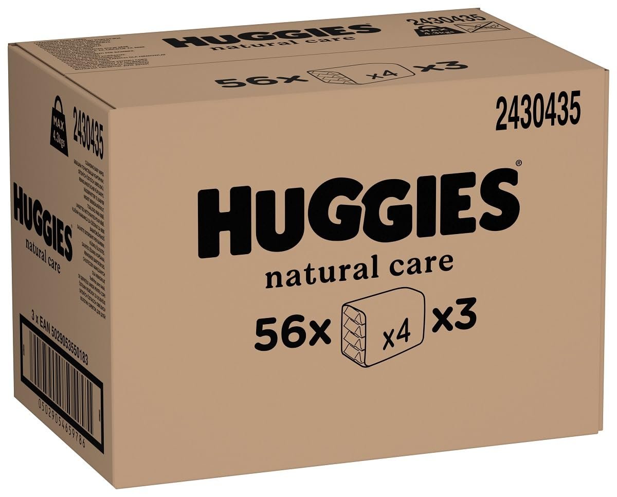 Влажные салфетки Huggies Natural Care Алоэ Вера 672 шт, фото №3