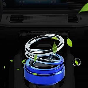 Ароматизатор в автомобиль Левитирующие кольца от солнечного света MIO 1 сменный картридж Синий 050966 synthetic.ua - Фото 1